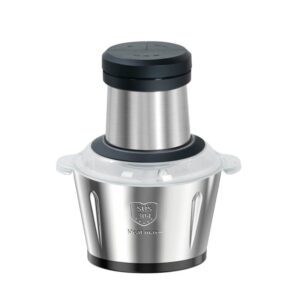 Pounded Machine Small Silent Minced Household Electric Meat Grinder Machine Multifunction Mini Food Vegetable Meat Chopper 2L